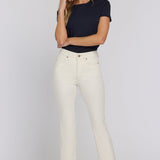 Billie Mini Bootcut Ankle Jeans - Vintage White