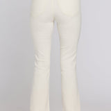 Billie Mini Bootcut Ankle Jeans - Vintage White