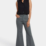Mia Palazzo Ankle Jeans - Sage Leaf