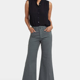 Mia Palazzo Ankle Jeans - Sage Leaf