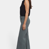 Mia Palazzo Ankle Jeans - Sage Leaf