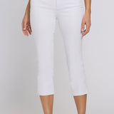 Chloe Capri Jeans - Optic White