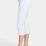 Marilyn Straight Crop Jeans - Optic White