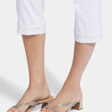 Marilyn Straight Crop Jeans - Optic White