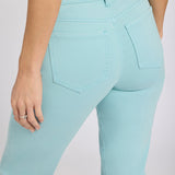 Marilyn Straight Crop Jeans - Aqua Haze