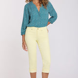 Marilyn Straight Crop Jeans - Chardonnay