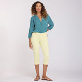 Marilyn Straight Crop Jeans - Chardonnay