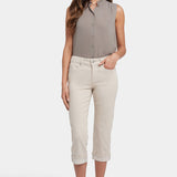 Marilyn Straight Crop Jeans - Feather