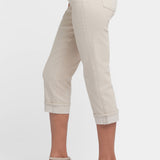 Marilyn Straight Crop Jeans - Feather