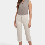 Marilyn Straight Crop Jeans - Feather