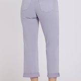 Bailey Relaxed Straight Crop Jeans - Vintage Lavender