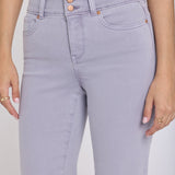 Bailey Relaxed Straight Crop Jeans - Vintage Lavender