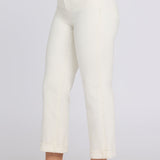 Bailey Relaxed Straight Crop Jeans - Vintage White