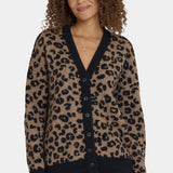 Cheetah Cardigan - Black Combo