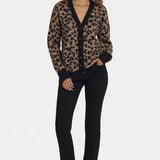 Cheetah Cardigan - Black Combo