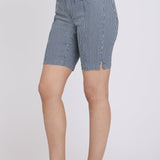 Ella Denim Shorts - Malaga Stripe