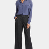 Teresa Wide Leg Ankle Jeans - Eternity