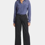 Teresa Wide Leg Ankle Jeans - Eternity