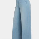 Mona Wide Leg Trouser Jeans - Oceanfront