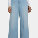 Mona Wide Leg Trouser Jeans - Oceanfront
