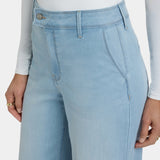 Mona Wide Leg Trouser Jeans - Oceanfront