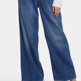 Teresa Wide Leg Ankle Jeans - Romantic Indigo