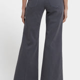 Mia Palazzo Jeans - Vintage Charcoal