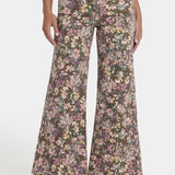Mia Palazzo Ankle Jeans - Earth Blooms