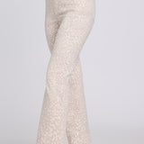 Billie Mini Bootcut Ankle Jeans - Snow Leopard