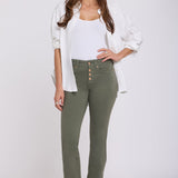 Barbara Bootcut Jeans - Desert Green