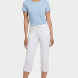 Marilyn Straight Crop Jeans - Optic White