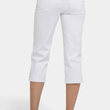 Marilyn Straight Crop Jeans - Optic White