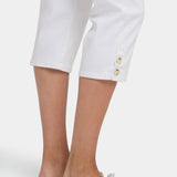 Marilyn Straight Crop Jeans - Optic White