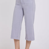 Brigitte Wide Leg Capri Jeans - Vintage Lavender