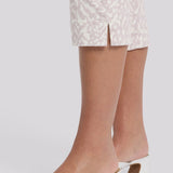 Marilyn Straight Crop Jeans - Snow Leopard