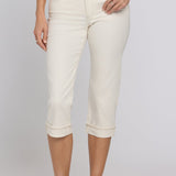 Marilyn Straight Crop Jeans - Vintage White
