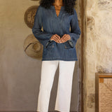 Coco Relaxed Wide Leg Crop Jeans - Optic White