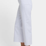 Coco Relaxed Wide Leg Crop Jeans - Optic White