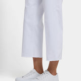 Coco Relaxed Wide Leg Crop Jeans - Optic White