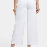 Teresa Wide Leg Ankle Jeans - Optic White