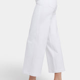 Teresa Wide Leg Ankle Jeans - Optic White