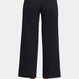 Teresa Wide Leg Ankle Jeans - Black