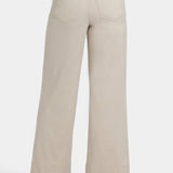 Teresa Wide Leg Ankle Jeans - Feather