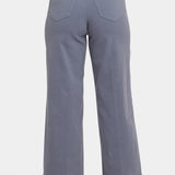 Teresa Wide Leg Ankle Jeans - Shadow Blue