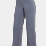 Teresa Wide Leg Ankle Jeans - Shadow Blue