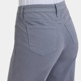 Teresa Wide Leg Ankle Jeans - Shadow Blue