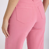 Teresa Wide Leg Ankle Jeans - Desert Rose