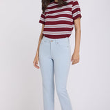 Marilyn Straight Ankle Jeans - Blue Clover