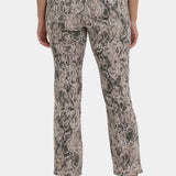 Marilyn Straight Ankle Jeans - Desert Python
