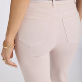 Marilyn Straight Ankle Jeans - Rock Flower